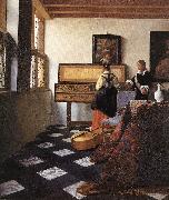 VERMEER VAN DELFT, Jan, A Lady at the Virginals with a Gentleman wt